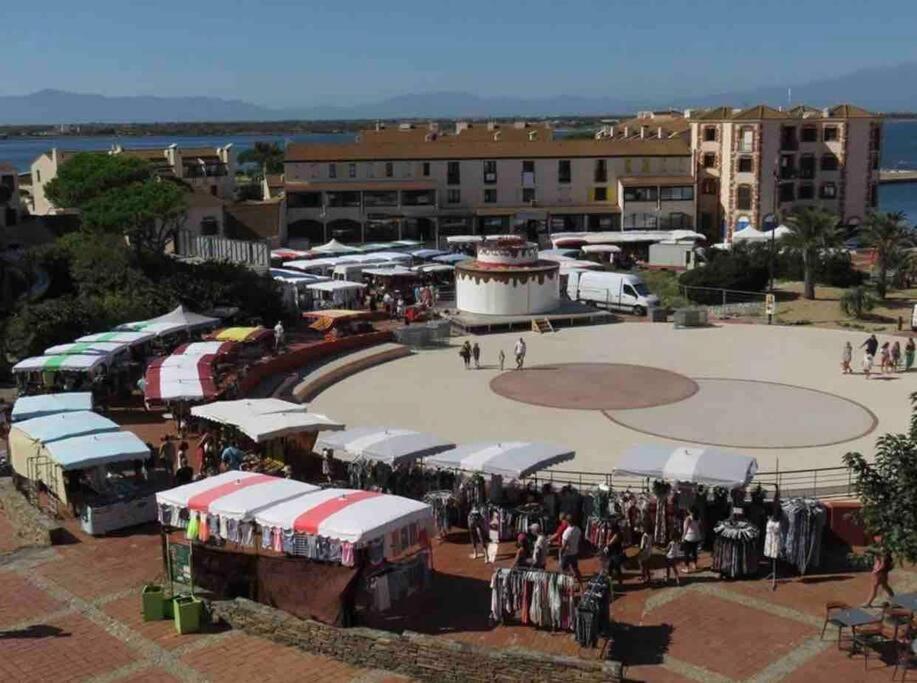 Appartement Vue Lac Marin Et Canigou Le Barcares Exterior photo